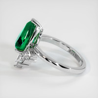 2.85 Ct. Emerald Ring, Platinum 950 4