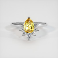 1.27 Ct. Gemstone Ring, Platinum 950 1