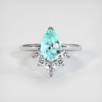 1.83 Ct. Gemstone Ring, Platinum 950 1