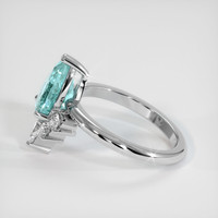 1.83 Ct. Gemstone Ring, Platinum 950 4