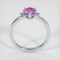 0.81 Ct. Pink Sapphire Ring, Platinum 950 3