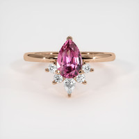 1.24 Ct. Gemstone Ring, 14K Rose Gold 1