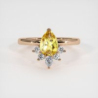 1.27 Ct. Gemstone Ring, 14K Rose Gold 1