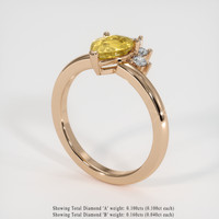 1.27 Ct. Gemstone Ring, 14K Rose Gold 2