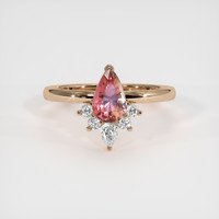 1.03 Ct. Sapphire Ring, 18K Rose Gold 1
