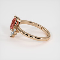 1.03 Ct. Sapphire Ring, 18K Rose Gold 4