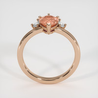 1.09 Ct. Sapphire Ring, 18K Rose Gold 3