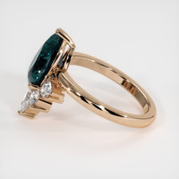 2.96 Ct. Sapphire Ring, 18K Rose Gold 4