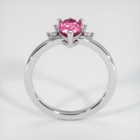 1.24 Ct. Pink Spinel Ring, 10K White Gold 3