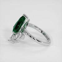 3.25 Ct. Emerald Ring, 18K White Gold 4