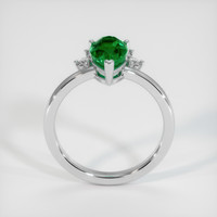 1.36 Ct. Emerald Ring, 18K White Gold 3