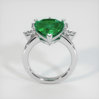 5.88 Ct. Emerald Ring, 18K White Gold 3
