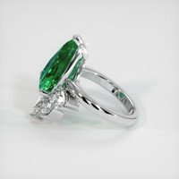 5.88 Ct. Emerald Ring, 18K White Gold 4