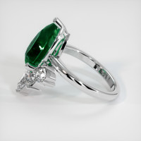 4.70 Ct. Emerald Ring, 18K White Gold 4