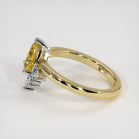 1.27 Ct. Gemstone Ring, 14K White & Yellow 4