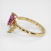 1.24 Ct. Pink Spinel Ring, 10K Yellow Gold 4