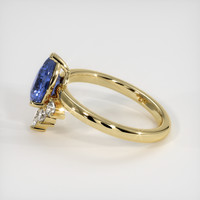 1.67 Ct. Sapphire Ring, 18K Yellow Gold 4