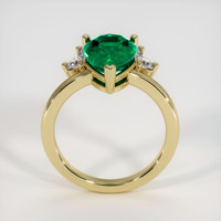 2.85 Ct. Emerald Ring, 18K Yellow Gold 3