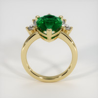 4.70 Ct. Emerald Ring, 18K Yellow Gold 3