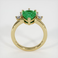 2.69 Ct. Emerald Ring, 18K Yellow Gold 3