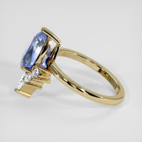 2.57 Ct. Bi Color Sapphire Ring, 18K Yellow Gold 4