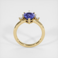 2.45 Ct. Color Change Sapphire Ring, 18K Yellow Gold 3
