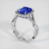 3.47 Ct. Sapphire Ring, Platinum 950 2