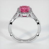 2.08 Ct. Pink Sapphire Ring, Platinum 950 3