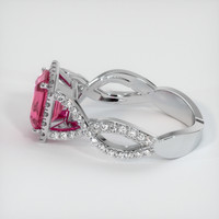 2.08 Ct. Pink Sapphire Ring, Platinum 950 4