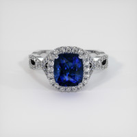 3.10 Ct. Sapphire Ring, Platinum 950 1