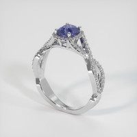 1.54 Ct. Color Change Sapphire Ring, 10K White Gold 2