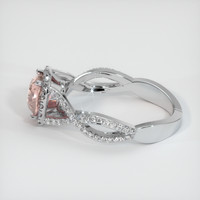 1.08 Ct. Sapphire Ring, 14K White Gold 4