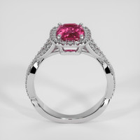 1.42 Ct. Pink Spinel Ring, 18K White Gold 3