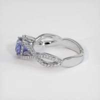 1.54 Ct. Color Change Sapphire Ring, 18K White Gold 4