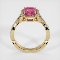 2.08 Ct. Pink Sapphire Ring, 14K Yellow Gold 3