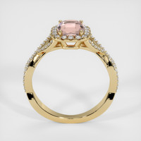 1.08 Ct. Padparadscha Sapphire Ring, 14K Yellow Gold 3