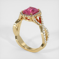 2.08 Ct. Sapphire Ring, 18K Yellow Gold 2