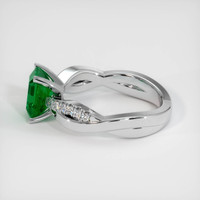 1.61 Ct. Emerald Ring, Platinum 950 4