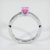 0.63 Ct. Pink Sapphire Ring, Platinum 950 3