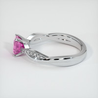 0.63 Ct. Pink Sapphire Ring, Platinum 950 4