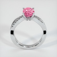 2.73 Ct. Pink Sapphire Ring, Platinum 950 3