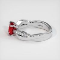 1.37 Ct. Ruby Ring, Platinum 950 4