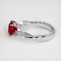 1.49 Ct. Ruby Ring, Platinum 950 4