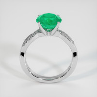 2.71 Ct. Emerald Ring, Platinum 950 3