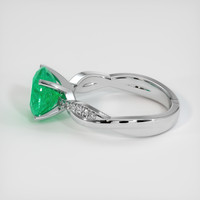 2.71 Ct. Emerald Ring, Platinum 950 4