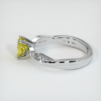 0.79 Ct. Yellow Sapphire Ring, Platinum 950 4