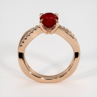 1.54 Ct. Ruby Ring, 14K Rose Gold 3