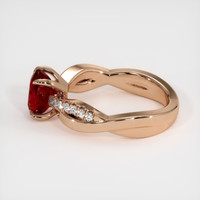 1.54 Ct. Ruby Ring, 14K Rose Gold 4