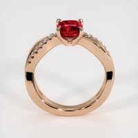 1.37 Ct. Ruby Ring, 14K Rose Gold 3