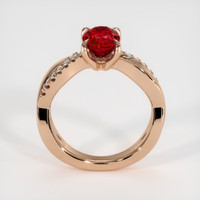 2.12 Ct. Ruby Ring, 14K Rose Gold 3